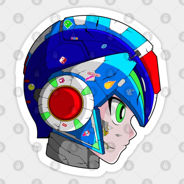 MEGAMAN X CUSTOM Sticker by Minami14R